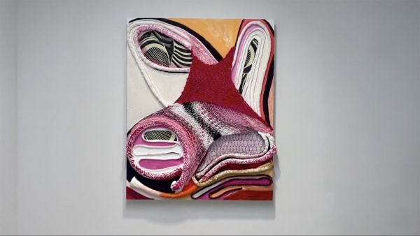 Abstract painting by Susan Mastrangelo.