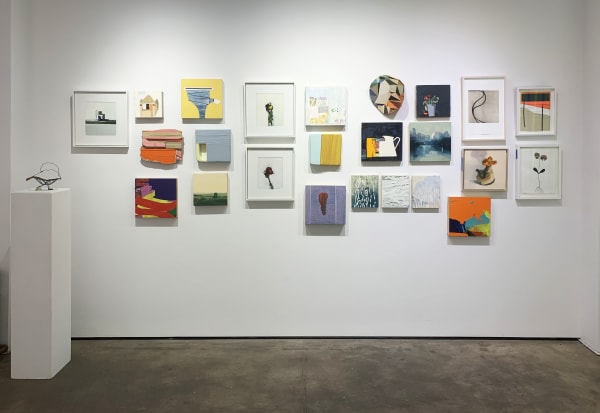 installation shot of "Small Wonders" group exhibition