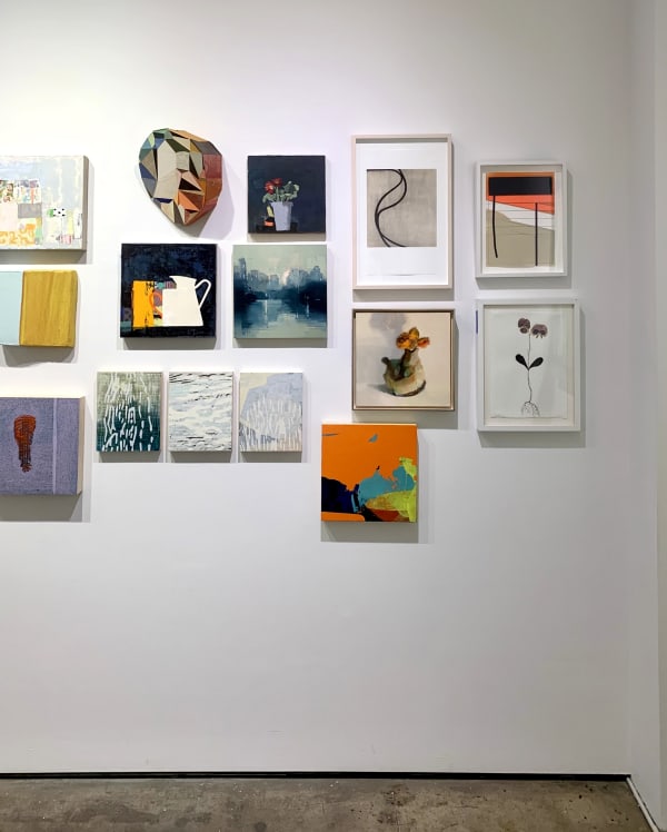installation shot of "Small Wonders" group exhibition