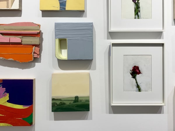 installation shot of "Small Wonders" group exhibition