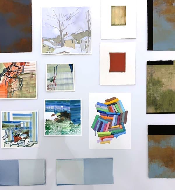 installation shot of "Small Wonders" group exhibition
