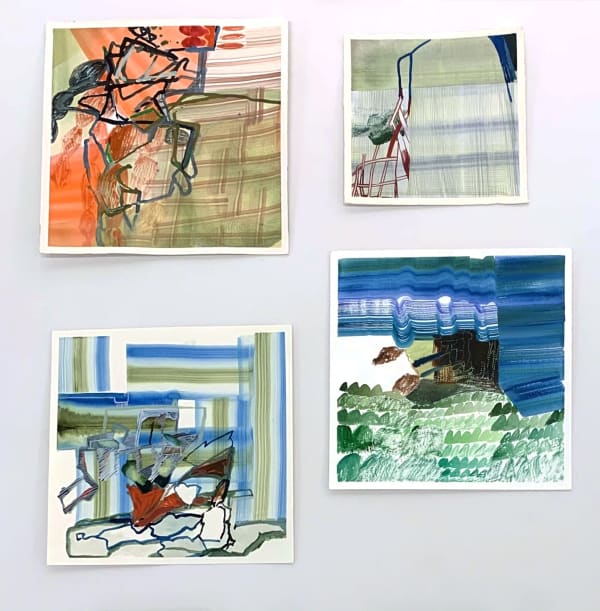 installation shot of "Small Wonders" group exhibition
