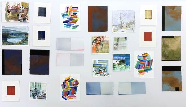 installation shot of "Small Wonders" group exhibition
