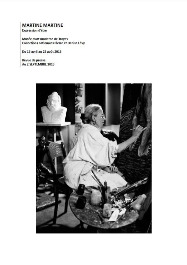 Martine Martine Expression d'être, Musée d'art moderne de Troyes