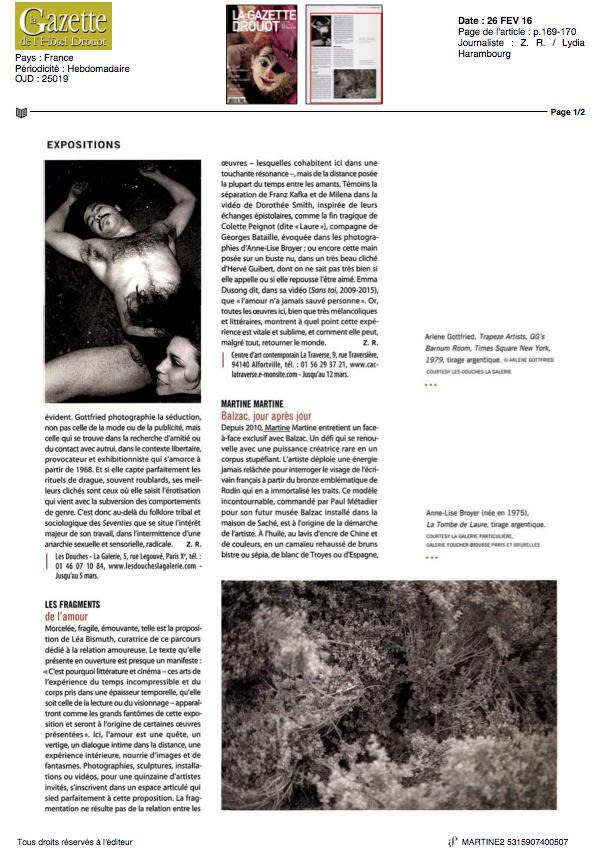 Martine Martine - Balzac jour après jour