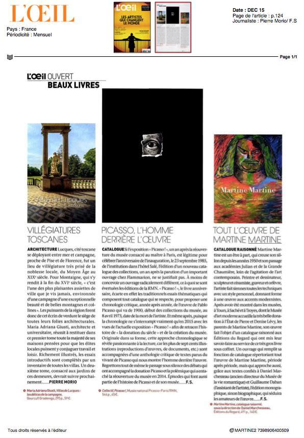 Tout l'OEuvre de Martine Martine