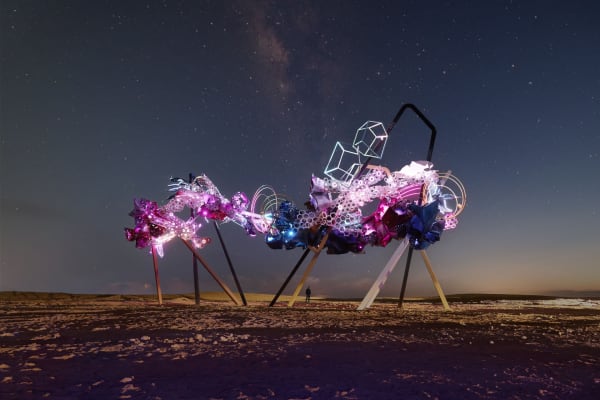 Arne Quinze's 'Oasis': The Best Installation From Noor Riyadh 2022