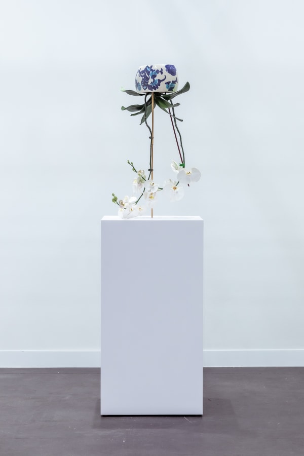 Arrangements by Tony Matelli at The Armory Show Photo by Charles Roussel