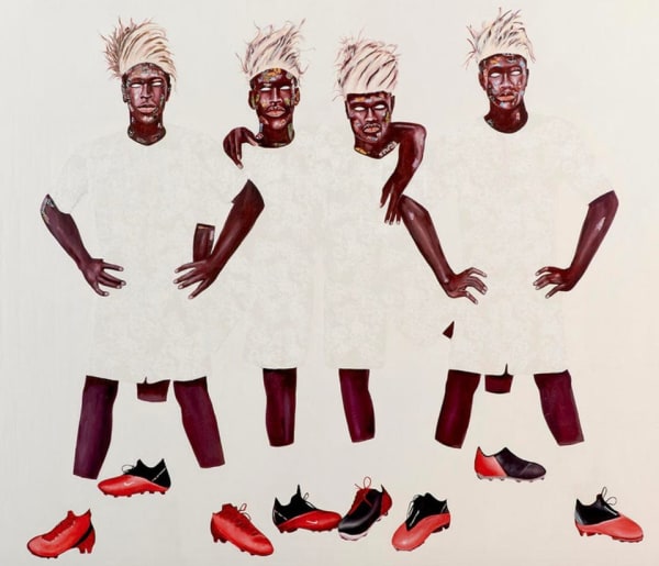 'FOUR BROTHERS IN WHITE' MARUANI MERCIER GALLERY