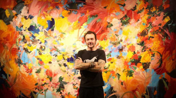 Arne Quinze présente son exposition Mon jardin secret au BAM de Mons © VIRGINIE LEFOUR / BELGA