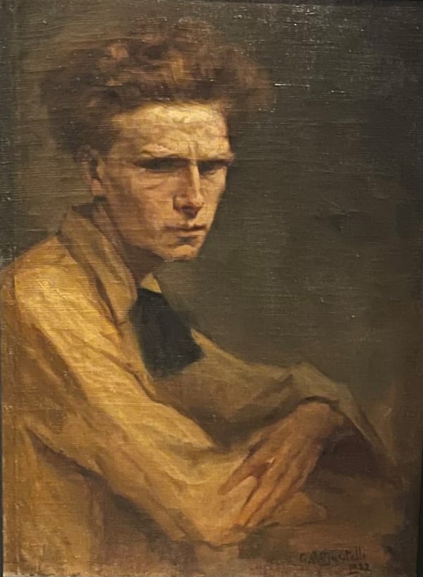 Giulio Vito Musitelli, Autoritratto, 1922