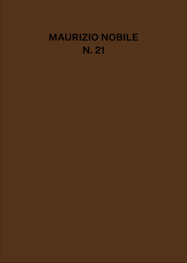 M. Riccòmini, Maurizio Nobile N. 21 - Maurizio Nobile - Bologna | Paris