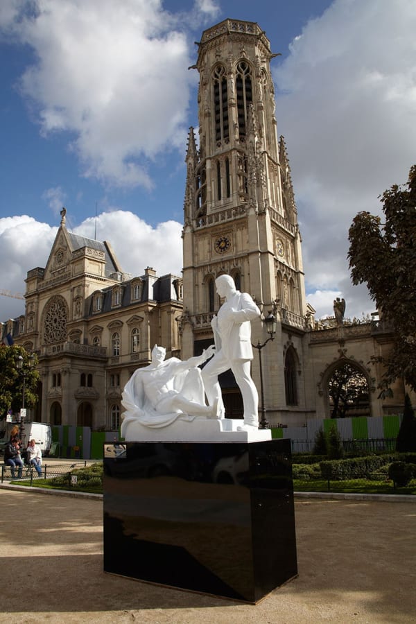 Paris Public Installation next to the Louvre , 2012