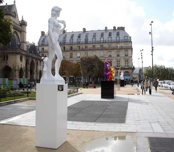 Paris Public Installation next to the Louvre, 2012
