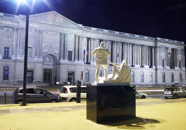 Paris Public Installation next to the Louvre , 2012