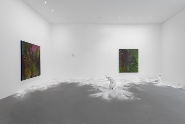 Installation View In A Forest Of Red Green And Blue 2023 Dirk Tacke 2 Web