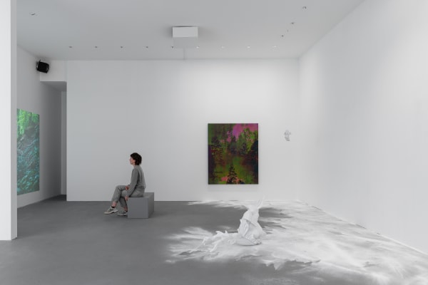 Installation View In A Forest Of Red Green And Blue 2023 Dirk Tacke 3 Web