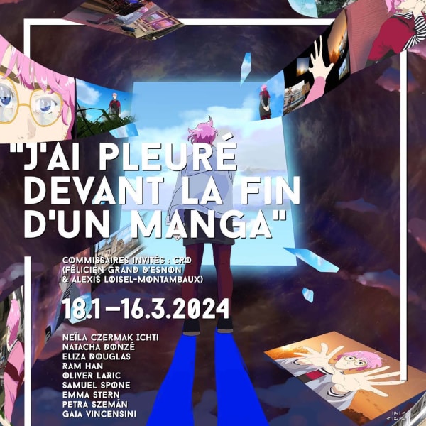 J'ai pleuré devant la fin d'un manga, Galerie Édouard-Manet, École municipale des Beaux-Arts, Gennevilliers (FR)