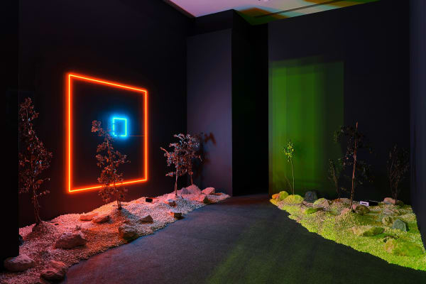 Installation view the only constant, NYU AD Art Gallery Abu Dhabi (2023) | Photo: John Varghese