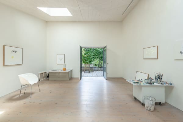 Studio view Jürgen Partenheimer (2023) | Photo: Dirk Tacke