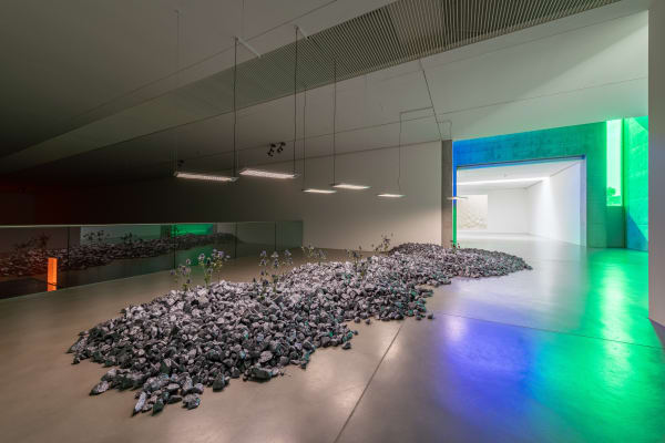 Installation view Pink Noise, Langen Foundation, Neuss (2024) Photo: Dirk Tacke