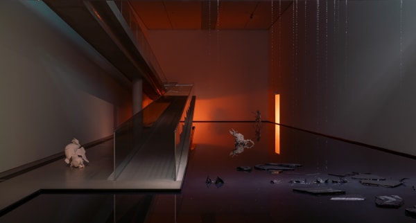 Installation view Pink Noise, Langen Foundation, Neuss (2024) Photo: Dirk Tacke