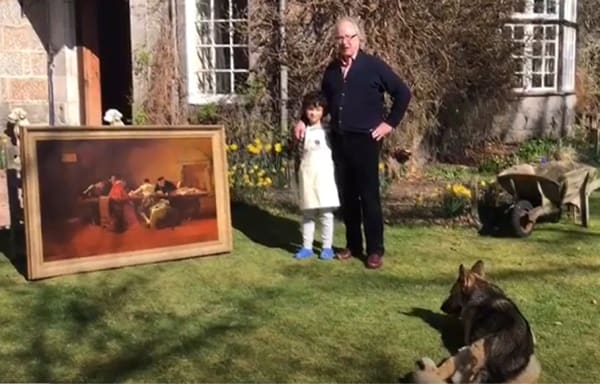 Art dealers at home...