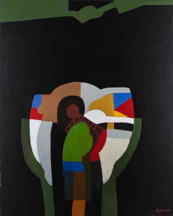 Dia Al Azzawi Bride S Table No 2 2021 Signed Top Left Acrylic On Canvas 150 X 120 Cm Az Pai 021 5