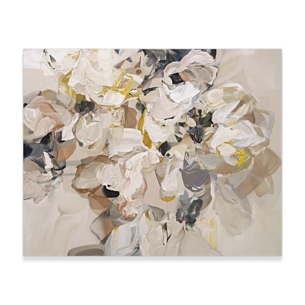 Bobbie Burgers Trickery and Illusions #3, 2025 mixed media and collage on canvas 48 x 60 in.