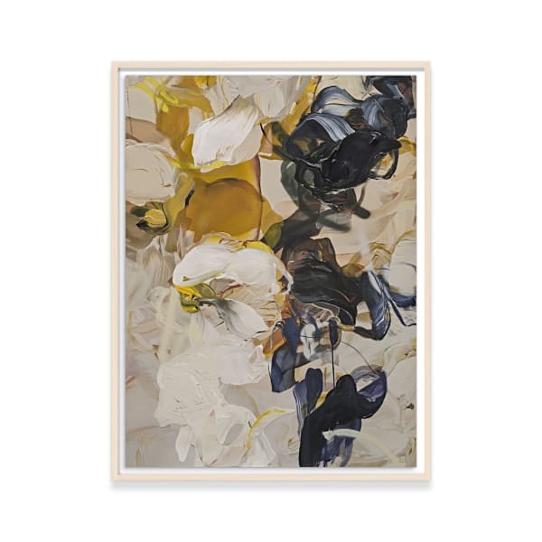 Bobbie Burgers Untruths #4, 2025 collage and mixed media on paper 48 x 36 in.