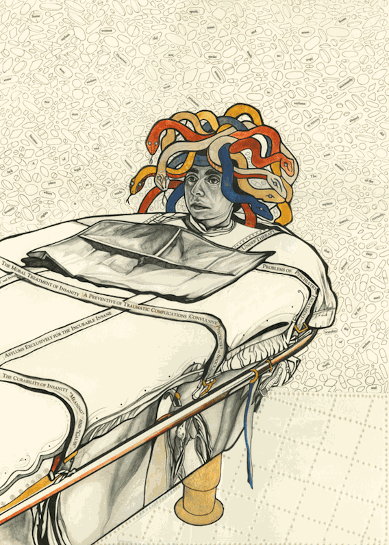 Medusa's Hysteria in Freuds bathtub , 2022