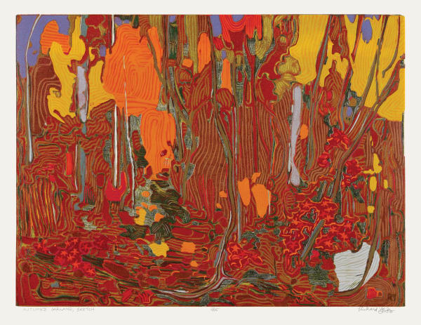 RICHARD YORK, Autumn's Garland, Sketch, 2023