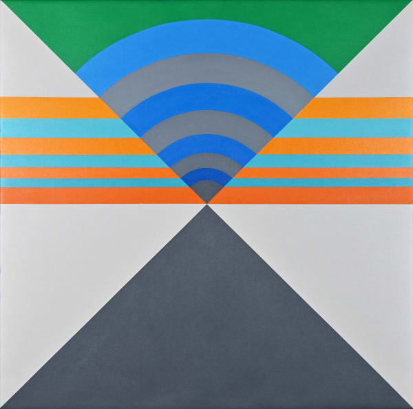 TAKAO TANABE Tanu, 1970 acrylic on canvas 33 5/8 x 34 in.