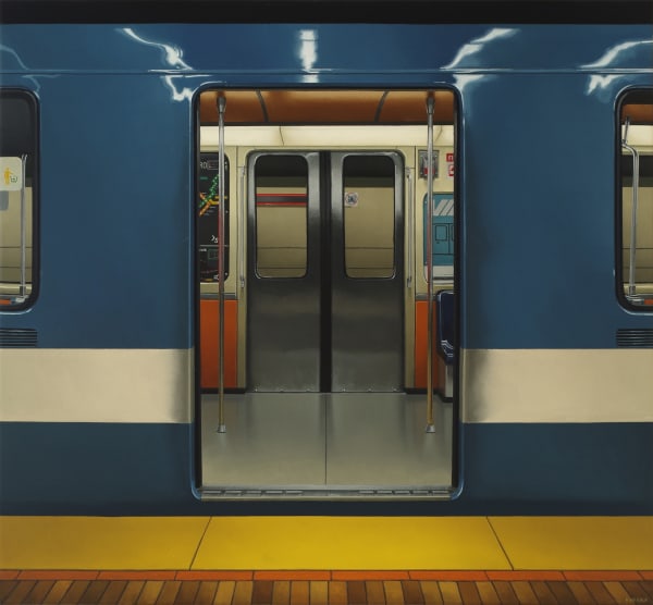 open doors, montreal metro by peter harris