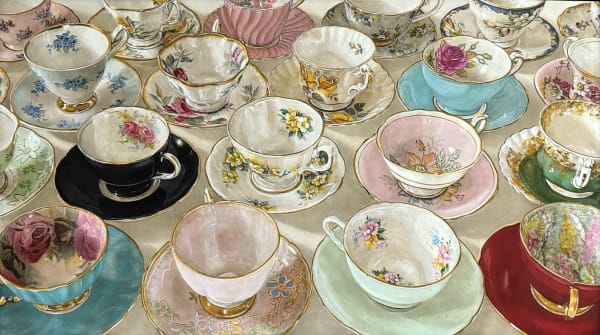 HOLLY FARRELL, Teacups, 2025