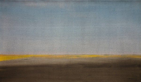 TAKAO TANABE The Land 24/74, 1974 acrylic on canvas 40 3/8 x 70 3/8 in.