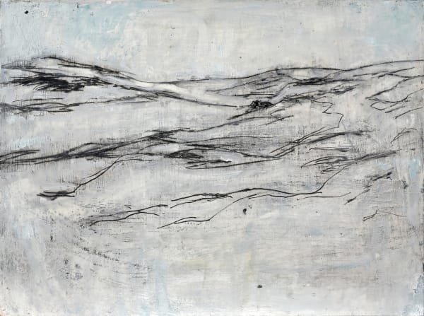 KAREN THOMSON Windswept, Le Grand Nord, 2021 oil and beeswax on panel 12 x 16 in.