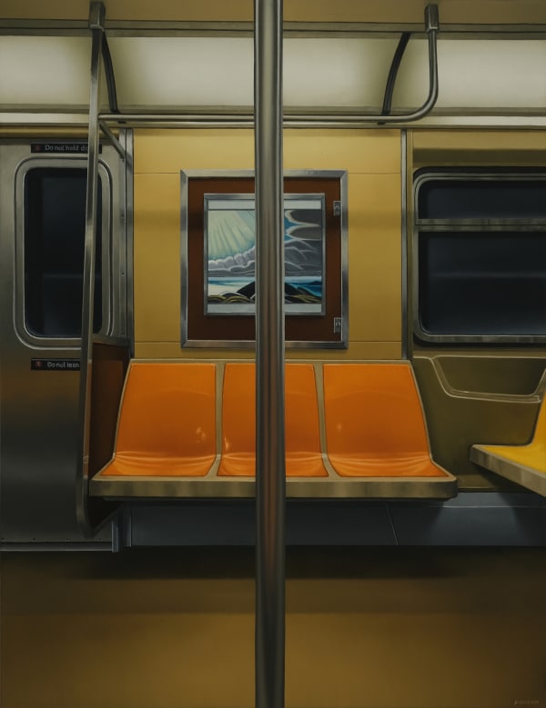 PETER HARRIS Canadian in NYC, 2024 oil on canvas 26 x 20 in.