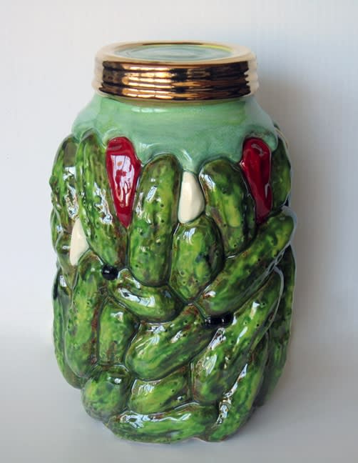 hot garlic dills (gallon) by victor cicansky