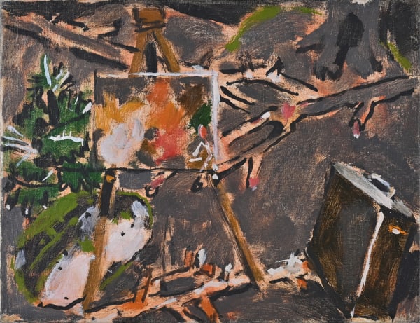 DAVID MILNE, Easel, 1945, c. 30 September 1945