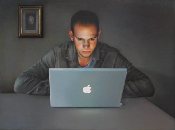 boy with an apple by andrew hemingway