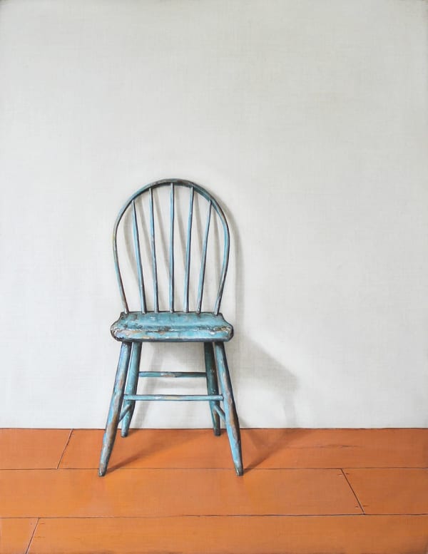 blue chair by holly farrell