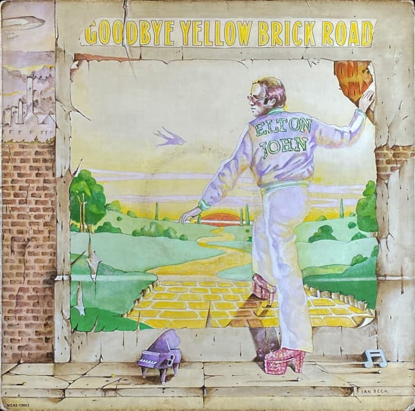 record (elton john, goodbye yellow brick road) by holly farrell