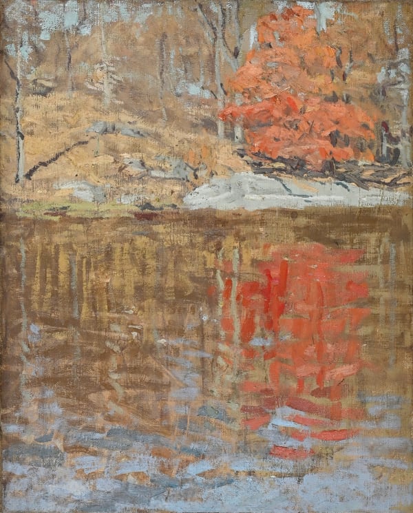 DAVID MILNE, Maple Reflected, c. 1908-10