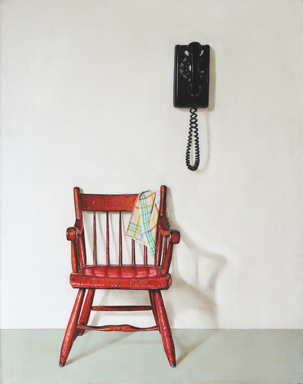 red chair by holly farrell
