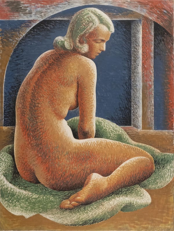 woman with arch by alex colville