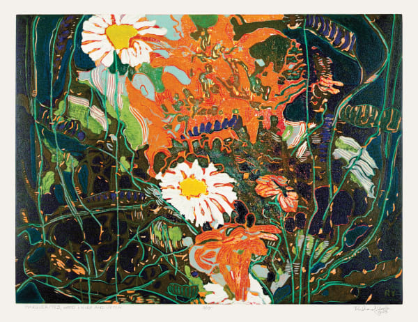 RICHARD YORK, Marguerites, Wood Lilies and Vetch, 2023