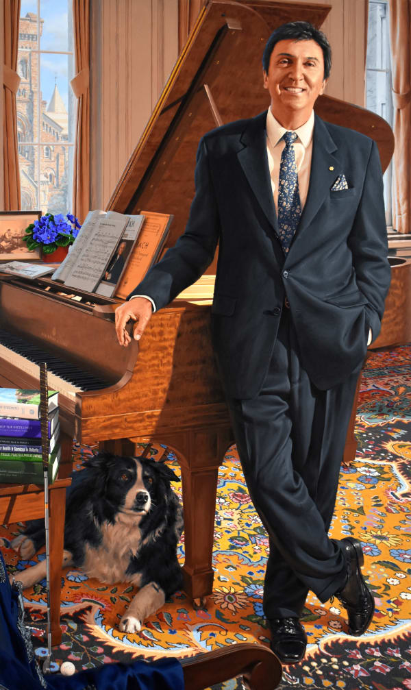 commissioned portrait of c. david naylor