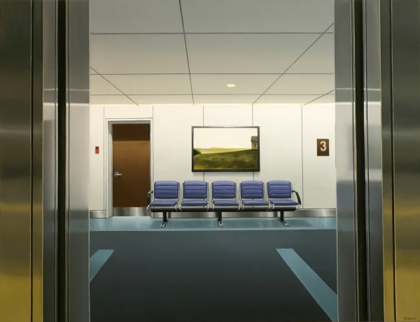 PETER HARRIS, Waiting with Lemieux, 2022