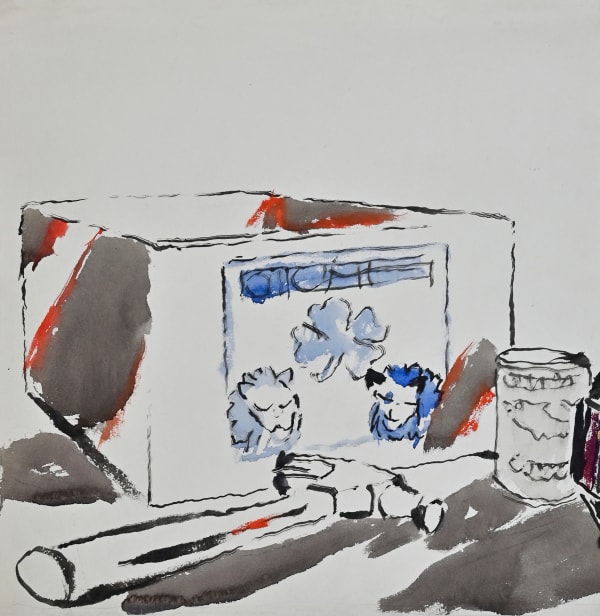 DAVID MILNE Hammer I, 1937 watercolour on paper 15 x 14 1/2 in.